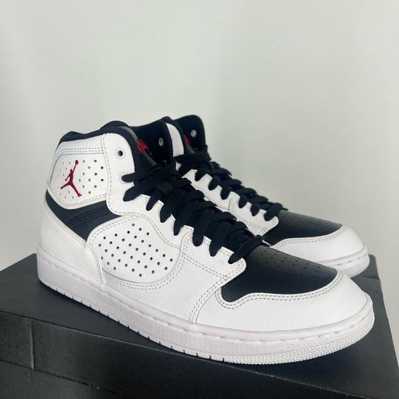 Nike Other - Nike Air Jordan Access White Black Shoes Size 7